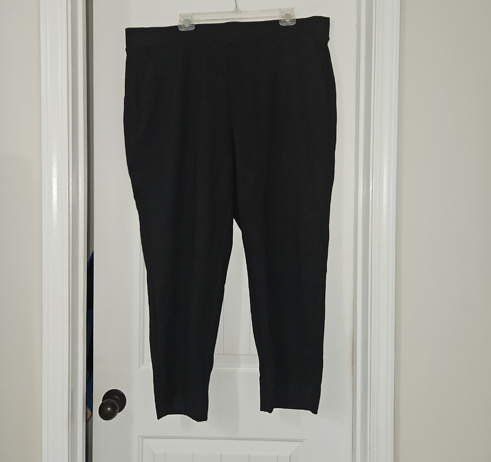 torrid Black Tapered Ponte Pants